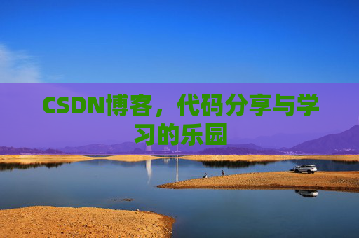 CSDN博客，代码分享与学习的乐园